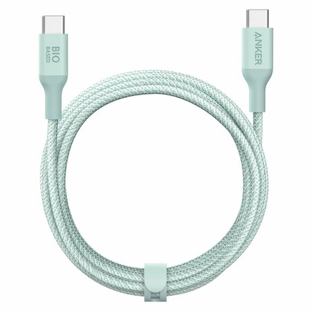 ANKER Bio Braided Usb C To Usb C Cable 10ft, Green A80F7H61-1